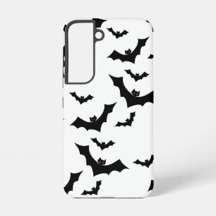 Spooky Halloween Bats Pattern Aesthetic Design Samsung Galaxy Case