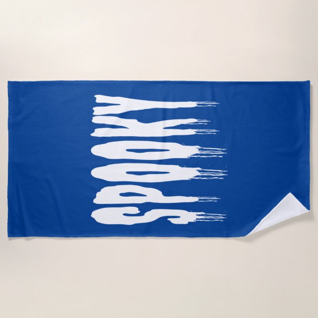 SPOOKY HALLOWEEN BEACH TOWEL (Front)