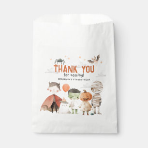 Spooky Halloween Birthday Party Favour Bags