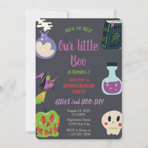 Spooky Halloween Birthday Party Invitation
