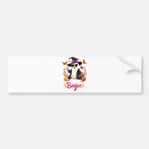 Spooky Halloween Boojee Sassy Classy Ghost Bumper Sticker