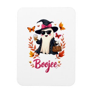 Spooky Halloween Boojee Sassy Classy Ghost  Magnet