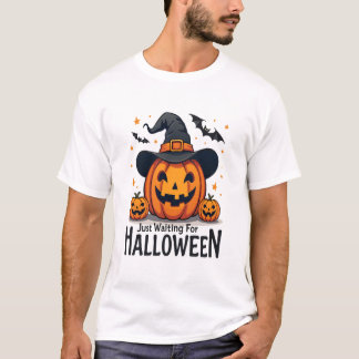 Spooky Halloween Breast Cancer Awareness Sale T-Shirt
