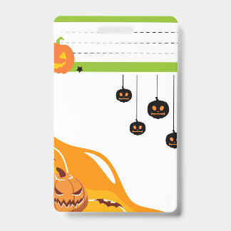 Spooky Halloween Button Pin – Cute Ghost Badge | T ID Badge