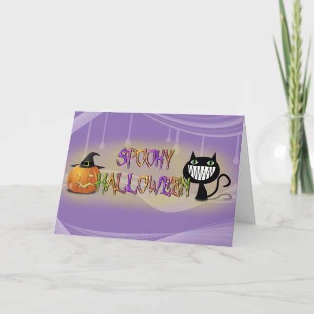 spooky Halloween Card (Front)
