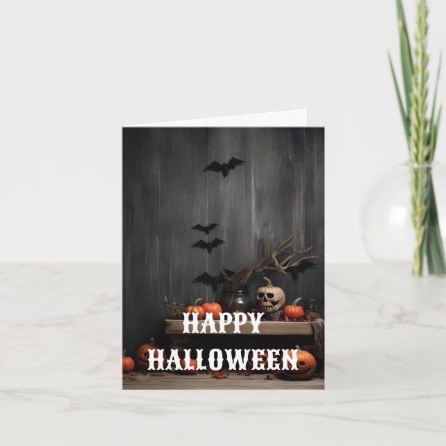 Spooky Halloween Card (Front)