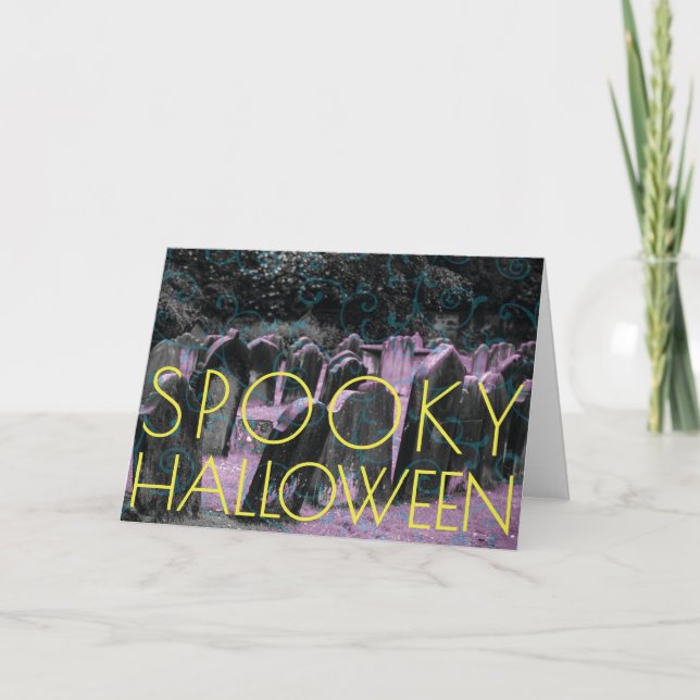Spooky Halloween Card Template (Front)