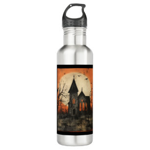 Spooky Halloween Church - Style 3 Sticker 710 Ml Water Bottle