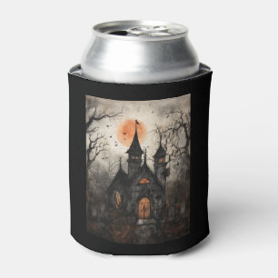 Spooky Halloween Church - Style 5 Sticker Can Cooler