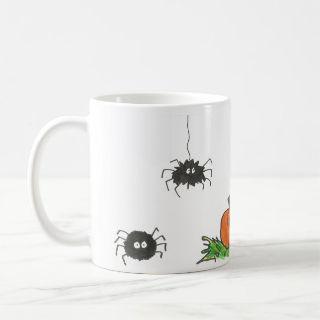 Spooky Halloween Coffee Mug (Left)