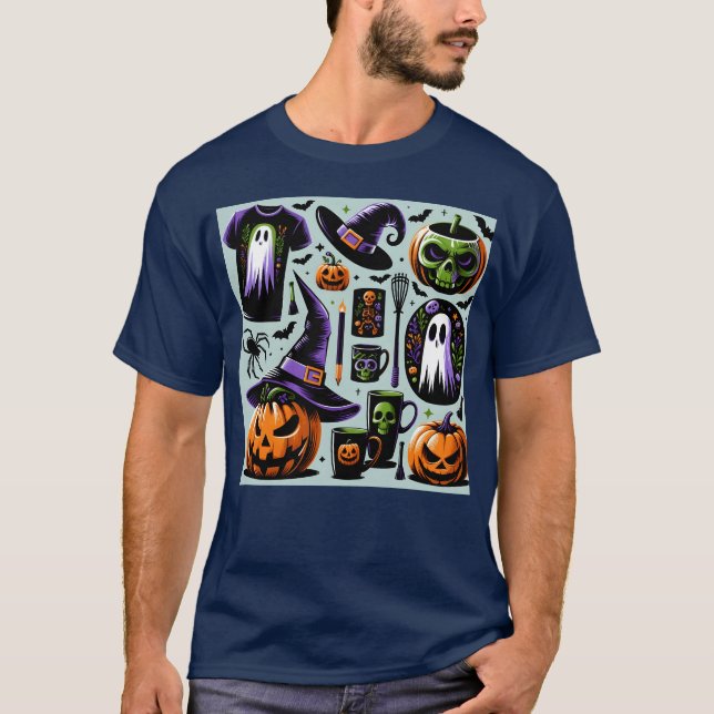 Spooky Halloween Collection vintage T-Shirt (Front)