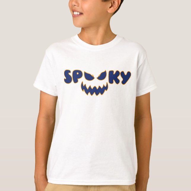 Spooky Halloween costume for Boys T-Shirt (Front)