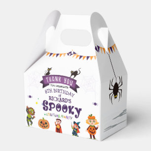 Spooky Halloween Costume Kids Birthday Party Favour Box
