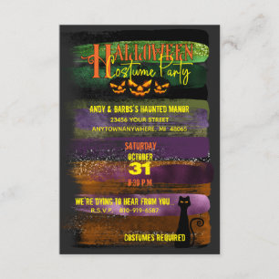 Spooky Halloween Costume Party Invitation