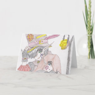 Spooky Halloween Couple Card