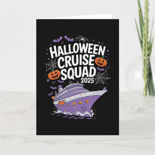 Spooky Halloween Cruise Squad 2025 Cruising Crew S Card