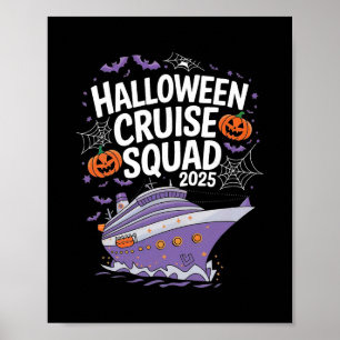 Spooky Halloween Cruise Squad 2025 Cruising Crew S Poster