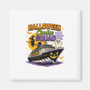 Spooky Halloween Cruise Squad Matching Cruising Va Magnet