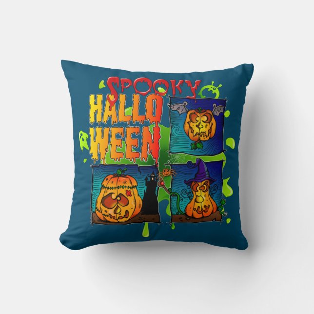 Spooky Halloween Cushion (Front)