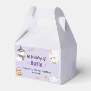 Spooky Halloween Cute Ghost Birthday Party  Favour Box