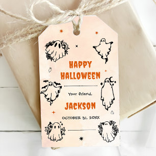 Spooky Halloween Cute Ghost  Gift Tags