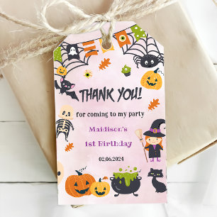 Spooky Halloween Cute Ghost Thank You  Gift Tags