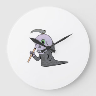 Spooky Halloween design Large Clock