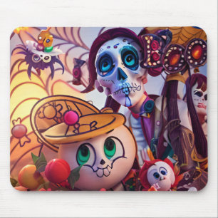 Spooky Halloween Desk Decor Mouse Mat