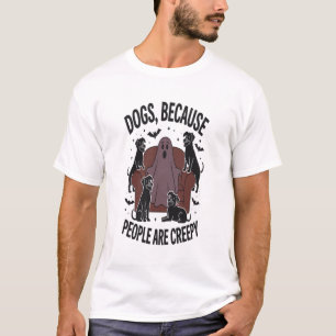 Spooky Halloween Dog Spooky Ghost 2 T-Shirt