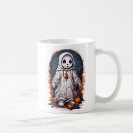 Spooky Halloween Doll Coffee Mug