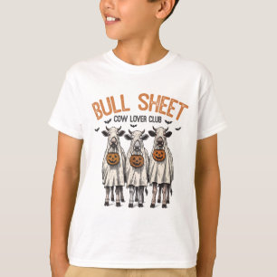 Spooky Halloween Farm Animals Trick Or Treat T-Shirt