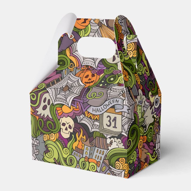 Spooky Halloween Favour Box (Front Side)