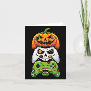Spooky Halloween Gaming Controller Gifts For Men W Card