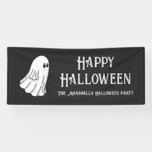 Spooky Halloween Ghost Banner