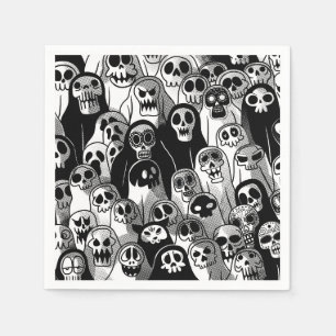 Spooky Halloween Ghost Napkin