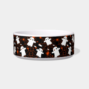 Spooky Halloween Ghost Spiders Candy Bowl