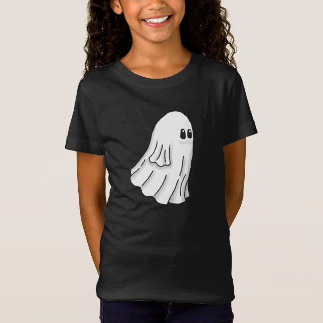 Spooky Halloween Ghost T-Shirt (Front)