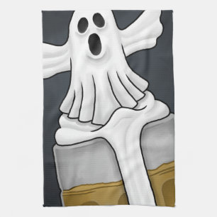 Spooky Halloween Ghost Tea Towel