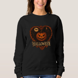Spooky Halloween Ghost Women's Basic Sweatshirt –