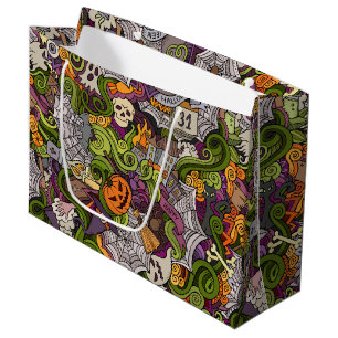 Spooky Halloween Gift Bag - Large, Glossy