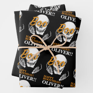 Spooky Halloween Gift Wrap