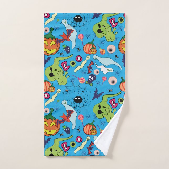 Spooky Halloween Graphic Collection Hand Towel (Hand Towel)