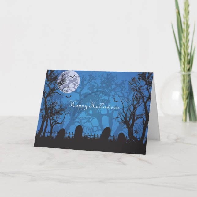 Spooky Halloween Greeting card (Front)
