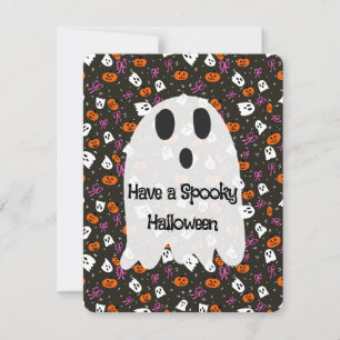 Spooky Halloween  Holiday Card