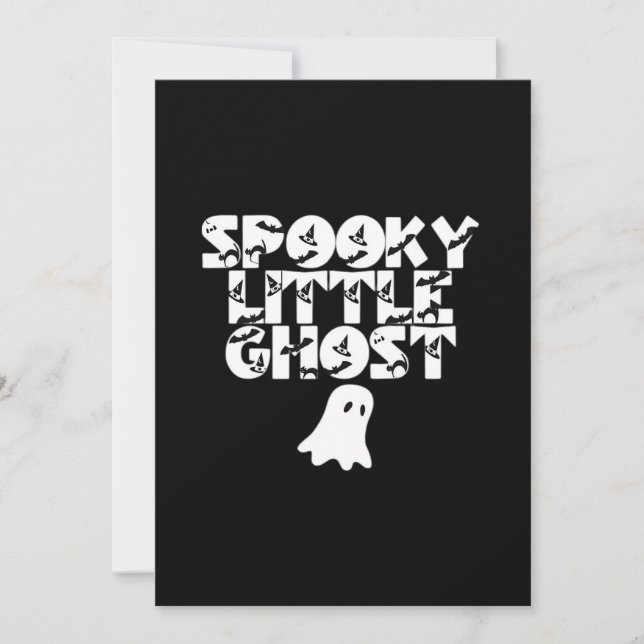 Spooky Halloween Holiday Card (Front)