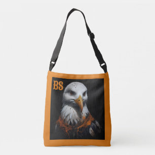 Spooky Halloween horror seagull in Disguise Crossbody Bag