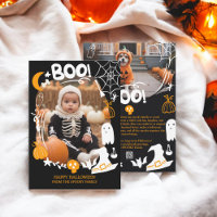 Spooky Halloween illustrations cute Boo 2 photos