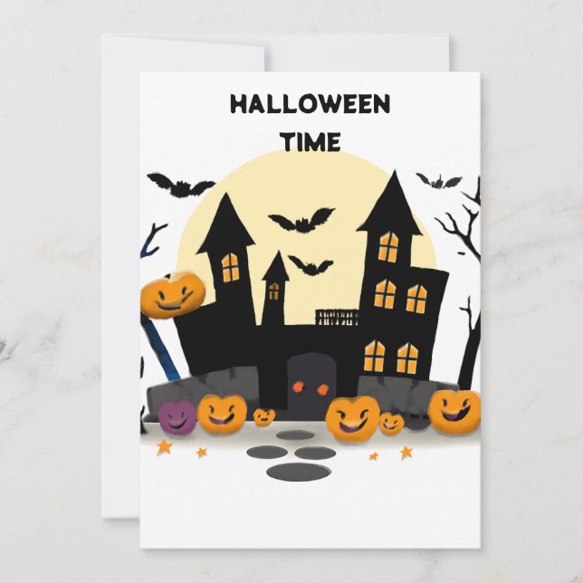 Spooky Halloween Invitation (Front)