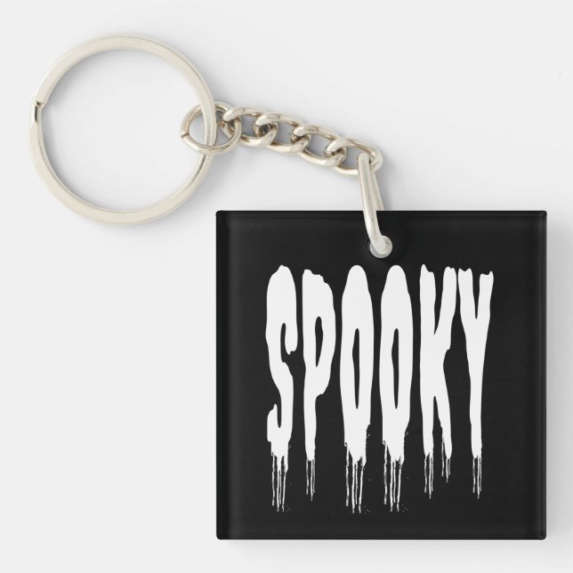 SPOOKY HALLOWEEN KEY RING (Front)
