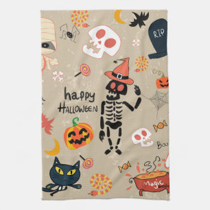 Spooky Halloween Kitchen Towels